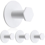 SAYAYO Adhesive Hooks for Hanging Coat, Hat, Robe, Brushes, Stick on Towel Hooks for Bathroom Kitchen, Waterproof SUS304 Stainle