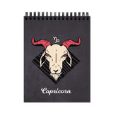 Vprint Capricorn Spiral Wiro Unruled Blank Pages Notebook Diary Journal Drawing Book Black Paper A4 (Size 8X11)