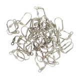ATORSE 3x50pcs French Leverback Earrings Ear Wire Hooks DIY Jewelry Silver