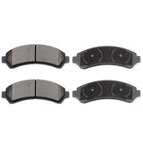 ECCPP D726-7593 4pcs Front Ceramic Disc Brake Pad Set Fit For Chevrolet Blazer 1997-2005,For Chevrolet S10 1998-2004,For GMC Jim