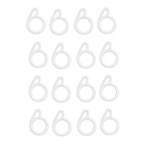 ProKart Premium Plastic Curtain Rings Hook for Windows, Doors, Bathrooms and Other Multipurpose Usage 1.5 Inch Inner Diameter