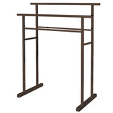 Kingston Brass SCC8245 Pedestal Steel Construction Towel Rack, Oil Rubbed Bronze