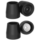 supregear Walker Tips (4-Pack), 1 Inch Heavy Duty Rubber Replacement Tips for Walker, Commode, Shower Chair, Bath Bench, Walking