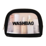 Amak Inc Makeup Pouch For Women, Transparent Washbag Small Pouch Travel Makeup Bag Portable Carry Toiletry Storage Bag Cosmetic 