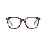Peepers by PeeperSpecs Women's to The Max Square Blue Light Blocking Reading Glasses, Pink Quartz, 49 + 0