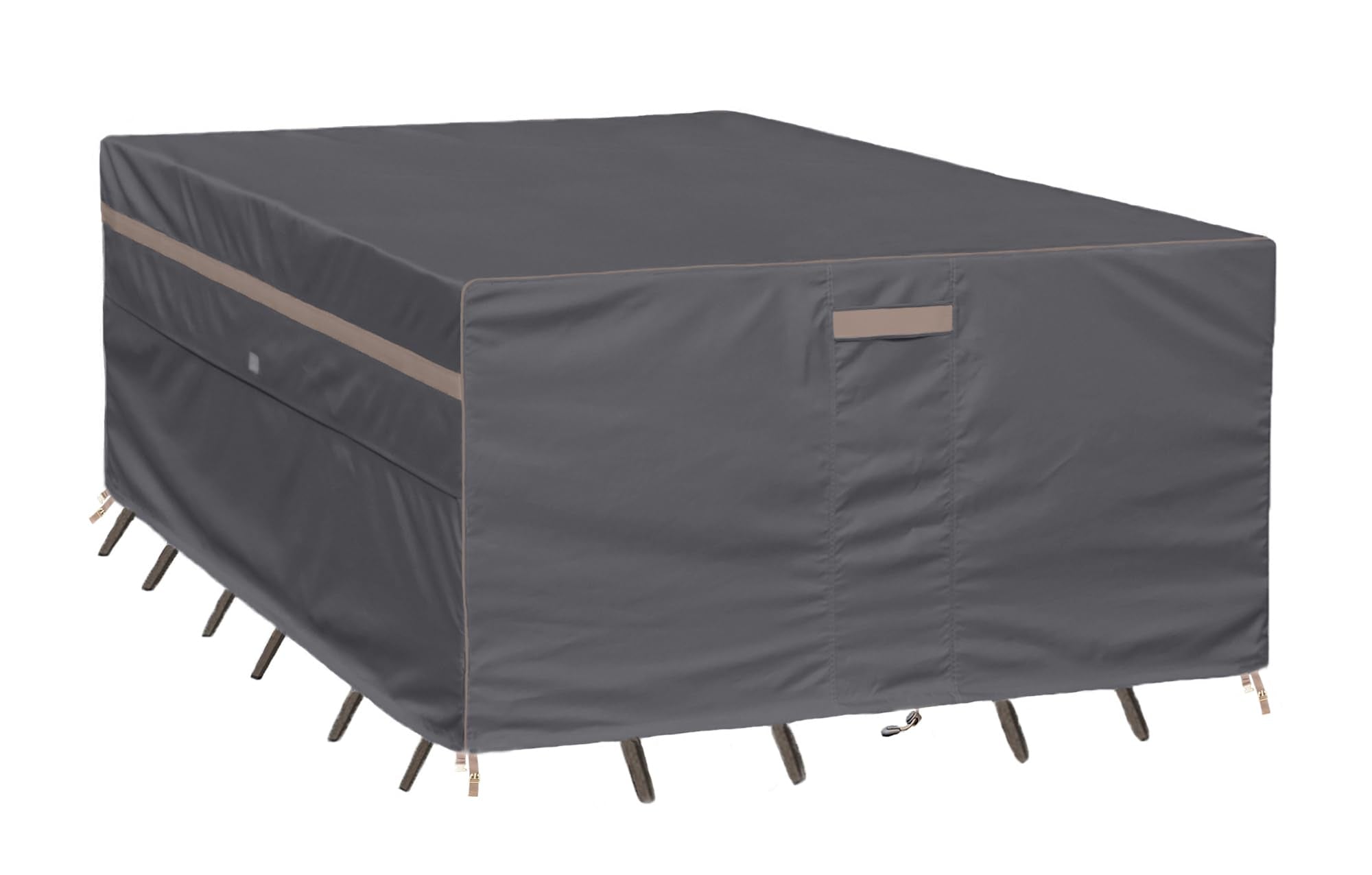 Garden Balsam Heavy Duty Waterproof Patio Furniture Covers,Fade Resistant Outdoor Table and Chair Covers Rectangular 90 Wx 60