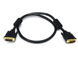 3Ft 28Awg Cl2 Dual Link DviD Cable Black. Compliant With The Dvi Standard Def