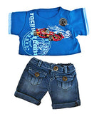 Cool Racecar Outfit Fits Most 14-18 Build-a-Bear and Make Your Own Stuffed Animals