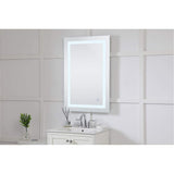 Elegant Decor Helios 36 X 24 Hardwired Led Bathroom Mirror With Touch Sensor