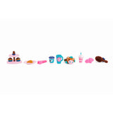 Wild Manes Horse Toys Cocoas Bakery Caf  Cart Playset with Cocoa Horse Doll Figure, Includes Brush and Play Accessories
