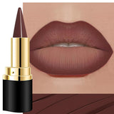 Kaely Maroon Gradient Matte Lipstick Lip Liner Pencil for Women, 2in1 Flawless Contour Gradual Ombre Effect Lip Pencil Makeup Wa