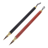 Uonlytech 2pcs Brush Calligraphy Pens Writing Drawing Ink Japanese Calligraphy for Beginners