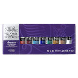 Winsor & Newton Artisan Water Mixable Oil Color Paint Set, 1.25oz (37ml) Tubes, Set of 10