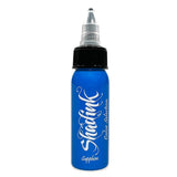 Shadink Tattoo Ink Professional Tattooing Inks for Color Portrait, Black & Gray Style 1oz (Sapphire Blue)
