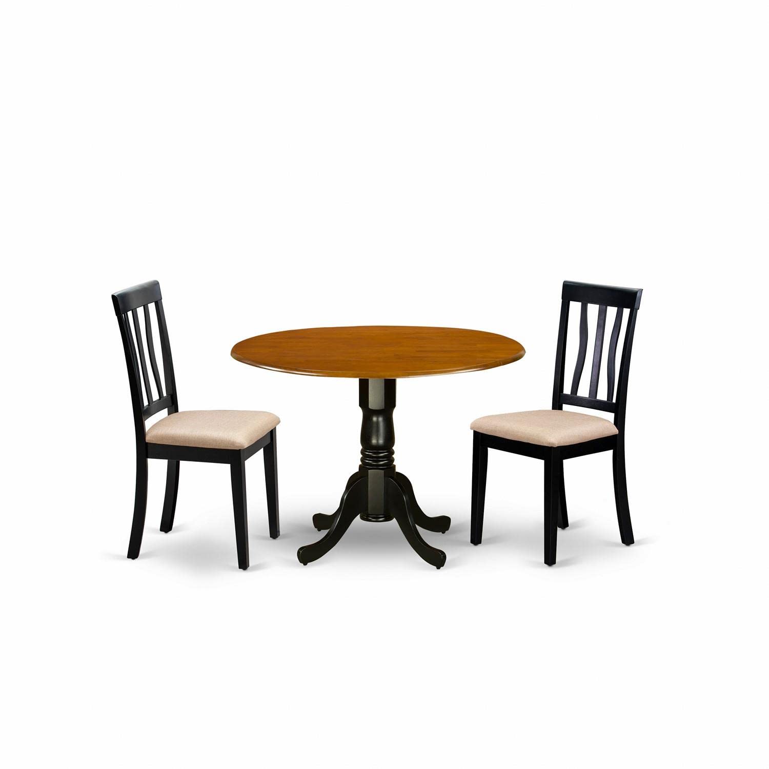 East West Furniture Dlan3-Bch-C Dining Set