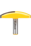 YONICO Router Bits Horizontal Crown 3Inch Radius 1/2Inch Shank 16185