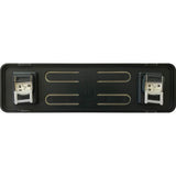 Lorell Recycled Plastic Cubicle Nameplate, Black