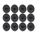 PIT66 2 Leaf Spring End Tip Pad Anti Squeak Insert Cushion Plastic Silencer 12 Pcs Round 2 Inch