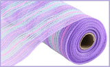 10 Mini Stripe Mesh: Lavender, Mint, Light Pink Deco Mesh