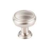 Top Knobs TK831BSN Serene Collection 1-3/16 Eden Medium Knob, Brushed Satin Nickel