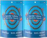 Natural Grain-Free Puppy & Dog Training Treats - Low-Calorie Tender Tidbits (Beef, Chicken, Peanut Butter & Salmon) Made in USA 