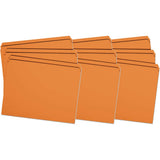 Smead Reinforced Top Tab Colored File Folders FOLDER,STR CUT,LTR,OE (Pack of3)