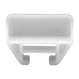 PrimeLine R 7221 21/32 In. x 11/8 In., White Drawer Guide Kit (2 Pack)