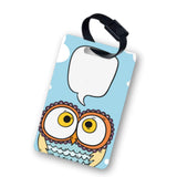 Funcart Owl Theme Luggage Tag