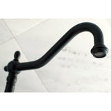 Kingston Brass Ks1020Al Heritage Roman Tub Faucet, Matte Black, 13 X 7.94 X 6.19