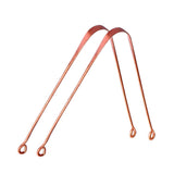 Varneya Ayurvedic Copper Tongue Cleaner Comfortable & Flexible Handle Easy To Use (Pack Of 2)