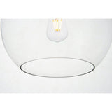 Living District Baxter 1-Light Mid-Century Metal Pendant In Brass Finish