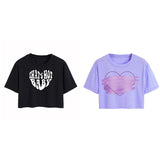 Toplot Tops For Women || Western Tops For Woman Stylish || Crop T-Shirt Western Pack Of 2 (Combo-Top-5256-Blk-Prl-M),Black-Parple,,B0F6NH85JL