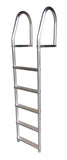 Dock Edge + Eco Weld Free Fixed Dock Ladder 5 Steps Aluminum -Like New