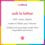 Method Gel Hand Soap, Vetiver + Amber, Reusable Black Aluminum Bottle, 12 Oz, 3 Pack