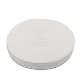 Natural Cotton Twill Tape 50 Yards 2 Inch Bunting Bias Herringbone Webbing Roll for Apron Sewing Dressmaking Craft (White)