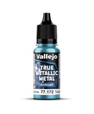 Vallejo - Hydra Turquoise Airbrush | True Metallic Metal TMM | Acrylic Colors for Painting Metal Effects on Fantasy, Historical,