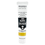 Turner Colour Works Acryl Gouache Artist Acrylic Paint - Single 20 ml Tube - Yellow Ochre