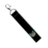 Isee 360 Abstract Cat Lanyard Tag With Swivel Lobster For Gift Luggage Bags Backpack Laptop Bags L X H 5 X 0.8 Inch