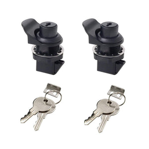 Howdia 2Pcs Push Button Lock Glove Box Latch, Tool Box Latch For Truck Tool Box Lock Replacement, Golf Push Cart Accessories, Ma