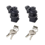 Howdia 2Pcs Push Button Lock Glove Box Latch, Tool Box Latch For Truck Tool Box Lock Replacement, Golf Push Cart Accessories, Ma