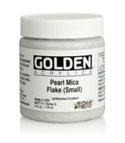 Acrylic Medium Golden Artist Colors Pearl Mica Flake Small 4oz jar
