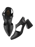 Shoetopia Solid Pointed Toe Black Pumps For Women & Girls /Eu41,Black,8,B0DFVGLGX5