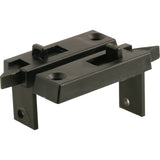 PrimeLine F 2628 Vinyl SpringLoaded Replacement Window Tilt Latch Pair, 111/16 Hole Center, Black (Single Pack)