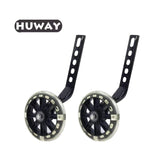 HUWAY training wheels flash mute wheel bicycle stabiliser mounted Kit compatible for bikes of 12 14 16 18 20 Inch