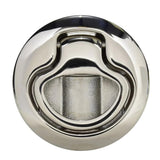 Southco Flush Pull Latch - Pull to Open - Non-Locking Polished Stainless Steel