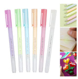 INK SPOT Color Glue Pen Set of 6 | Vibrant MultiColor Liquid Glue Pens for Kids | School Projects, Scrapbooking, DIY Crafts, Ar