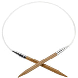 Chiaogoo Circular 16 Inch (41Cm) Bamboo Dark Patina Knitting Needle Size Us 8 (5Mm) 20168