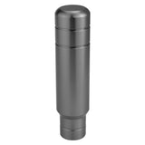Abfer Weighted Shift Knob, 5 Aluminum Gear Shifter Knobs Metal Stick Shifting Lever Fit Most Automatic Manual Vehicle (Gray)