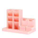 Ogweno Multifunctional Pen Holder Pencil Desk Cute Organizer Stationery Box Desktop Storage Stand with Multi Compartments for Of
