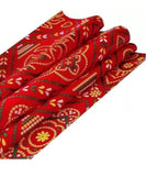 TOYSFAST (Pack of 40) Jaipuri CHUNRI ABRI Gift Packing Paper, RED for Home/Gift Wrapping Paper/Pooja/Temple Decoration Navratri,
